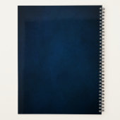 ブルゴーニュ海軍赤面フローラ金ゴールド幾何結婚の プランナー手帳 (裏面)