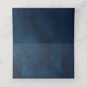 ブルゴーニュ海軍赤面フローラ金ゴールド幾何結婚の プレイスカード (内部開封)