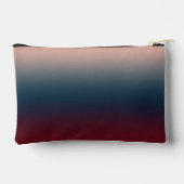 ブルゴーニュ海軍赤面幾何結婚の アクセサリーポーチ (裏面)