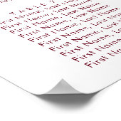 ブルゴーニュ海軍赤面結婚フローラ座席表 ポスター (角)