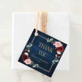 ブルゴーニュ海軍赤面金ゴールド幾何学感謝お願い フェイバータグ (インサイチュ)