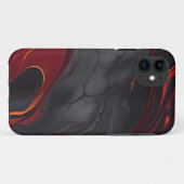 ブルゴーニュ溶岩大理石 Case-Mate iPhoneケース (裏面(横))