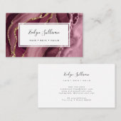 ブルゴーニュ灰 名刺 (正面/裏面)