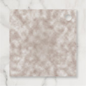 ブルゴーニュ焼けオレンジフローラ誕生日ありがとう フェイバータグ (裏面)