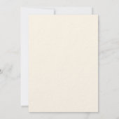 ブルゴーニュ焼けオレンジ秋フローララグジュアリー結婚ズ 招待状 (裏面)