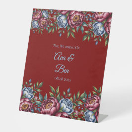 ブルゴーニュ牡丹とブルーバラ結婚ズ 台座サイン