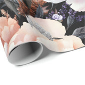 ブルゴーニュ牡丹花柄 ラッピングペーパー (ロールコーナー)