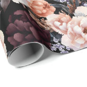 ブルゴーニュ牡丹花柄 ラッピングペーパー (ロールコーナー)