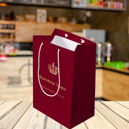ブルゴーニュ王室のー紙ショッピングバッグ ミディアムペーパーバッグ