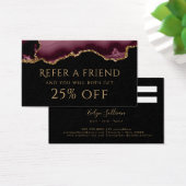 ブルゴーニュ瑪瑙の紹介カード (デスク)