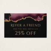 ブルゴーニュ瑪瑙の紹介カード (正面)