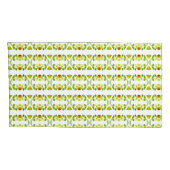 ブルゴーニュ白とライムグリーン 枕カバー (裏面-右)