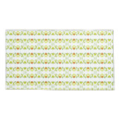 ブルゴーニュ白とライムグリーン 枕カバー (裏面-左)