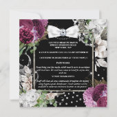 ブルゴーニュ白バラフローラダイヤモンドボウシック 招待状 (裏面)