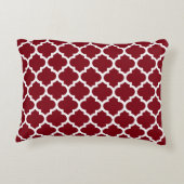 ブルゴーニュ白モロッコクローバーパターン#5 アクセントクッション (裏面)