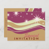 ブルゴーニュ砂漠スターズ特別招待状 招待状 (正面/裏面)