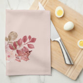 ブルゴーニュ秋のフローラキッチンタオル キッチンタオル (四つ折り)