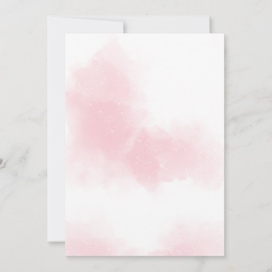 ブルゴーニュ秋の小さなかぼちゃの秋赤ちゃんシャワー 招待状 (裏面)