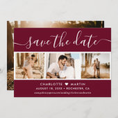 ブルゴーニュ秋の結婚式4写真 セーブザデート (正面/裏面)