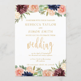 ブルゴーニュ秋の結婚式 招待状