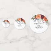 ブルゴーニュ秋ガーデン結婚フローラ コンフェッティ (裏面)