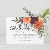 ブルゴーニュ秋ガーデン結婚フローラ セーブザデート (スタンド正面)