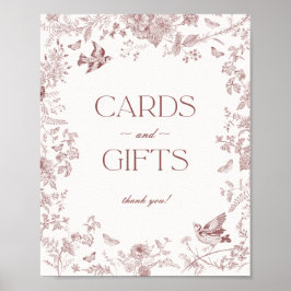 ブルゴーニュ秋トイレデジュイフローラカードギフト ポスター