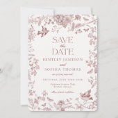 ブルゴーニュ秋トイレデジュイフローラ保存日 招待状 (正面)