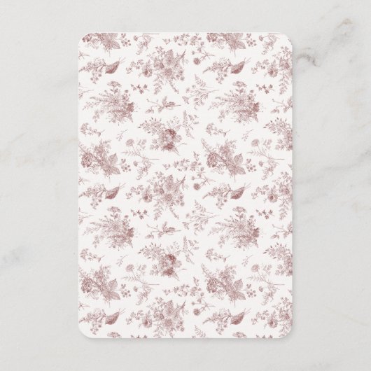 ブルゴーニュ秋トイレデジュウブックスベビーインサート エンクロージャーカード (裏面)