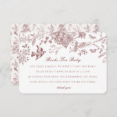 ブルゴーニュ秋トイレデジュウブックスベビーインサート エンクロージャーカード (正面/裏面)