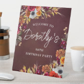 ブルゴーニュ秋フラワーズ80thバースデーパーティーへようこそ 台座サイン (インサイチュ)