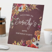 ブルゴーニュ秋フラワーズ90thバースデーパーティーへようこそ 台座サイン (インサイチュ)