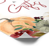 ブルゴーニュ秋フローラカボチャの本とギフト ポスター (角)