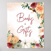 ブルゴーニュ秋フローラカボチャの本とギフト ポスター (正面)