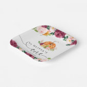 ブルゴーニュ秋フローラリトルカボチャ1歳 ペーパープレート (傾斜あり)