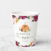 ブルゴーニュ秋フローラリトルカボチャ1歳 紙コップ (正面)