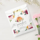 ブルゴーニュ秋フローラリトルカボチャ フェイバーバッグ (封をした状態)