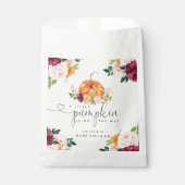 ブルゴーニュ秋フローラリトルカボチャ フェイバーバッグ (正面)