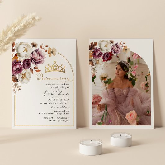 ブルゴーニュ秋フローラ秋キンセアニェラ撮影 招待状