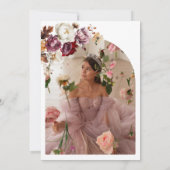 ブルゴーニュ秋フローラ秋キンセアニェラ撮影 招待状 (裏面)