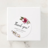 ブルゴーニュ秋水彩花結婚の感謝 フェイバータグ (インサイチュ)