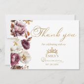 ブルゴーニュ秋秋キンセアニェラサンキューカード 招待状 (正面)