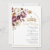 ブルゴーニュ秋秋フローラスウィート16写真 招待状 (正面)