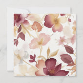 ブルゴーニュ素朴の書道 セーブザデート (裏面)