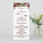 ブルゴーニュ素朴バラカントリーフローラ結婚テーマ プログラム (スタンド正面)