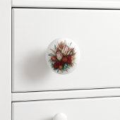 ブルゴーニュ素朴フローラ植物花束芸術的 セラミックノブ