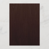 ブルゴーニュ素朴フローラ結婚ズ情報ゲスト エンクロージャーカード (裏面)