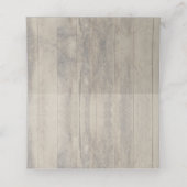 ブルゴーニュ素朴ーの花結婚の木 プレイスカード (内部開封)