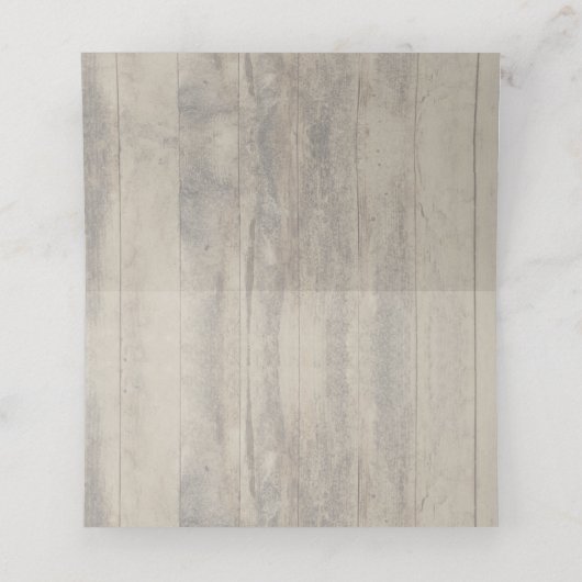 ブルゴーニュ素朴ーの花結婚の木 プレイスカード (内部開封)