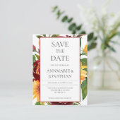 ブルゴーニュ素朴ーフローライエローヒマワリ セーブザデート (スタンド正面)